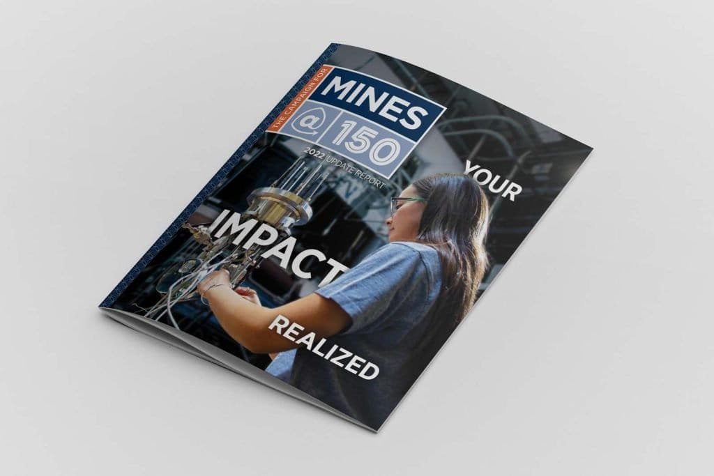 Cover of Impact Report for the Colorado School of Mines Campaign for Mines@150